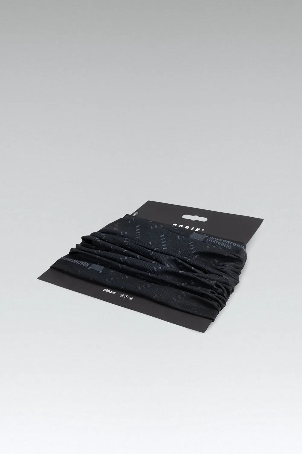 NECK WARMER TUBULAR UNISEX BLACK LEAD