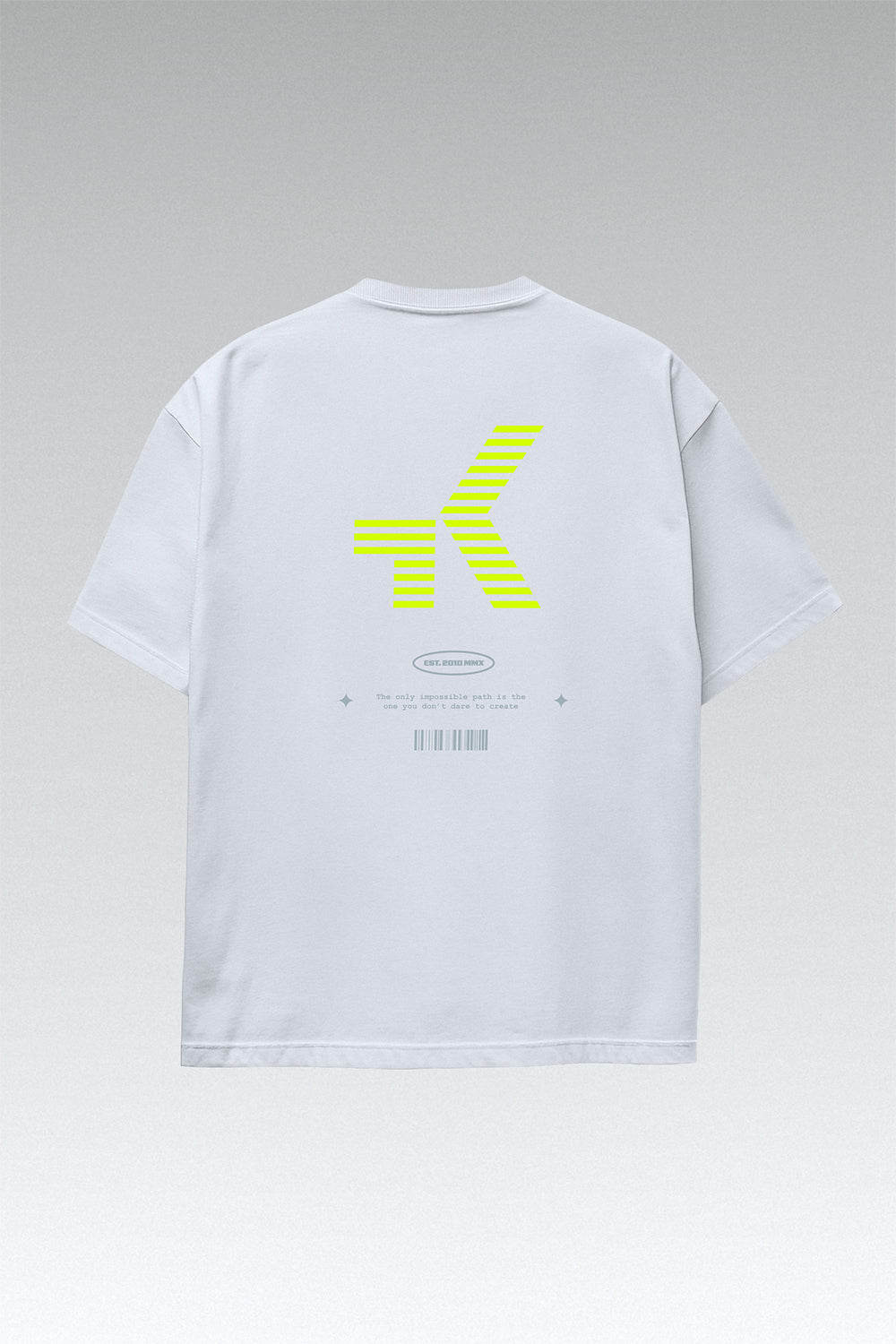 T-SHIRT OVER RIDE UNISEX PEARL BLUE