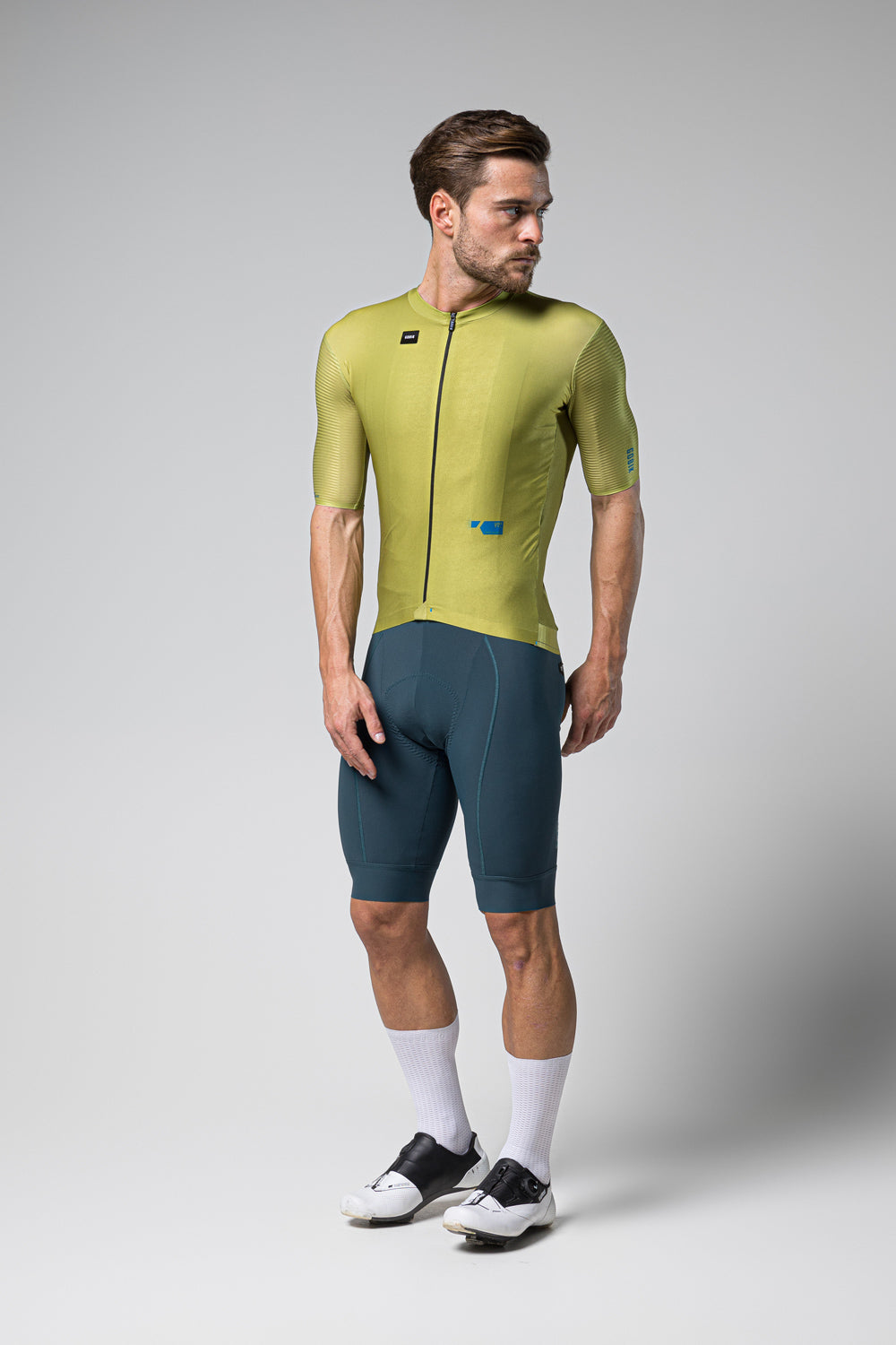 MAILLOT MANCHES COURTES MAGNITUDE HOMME SPLIT GREEN