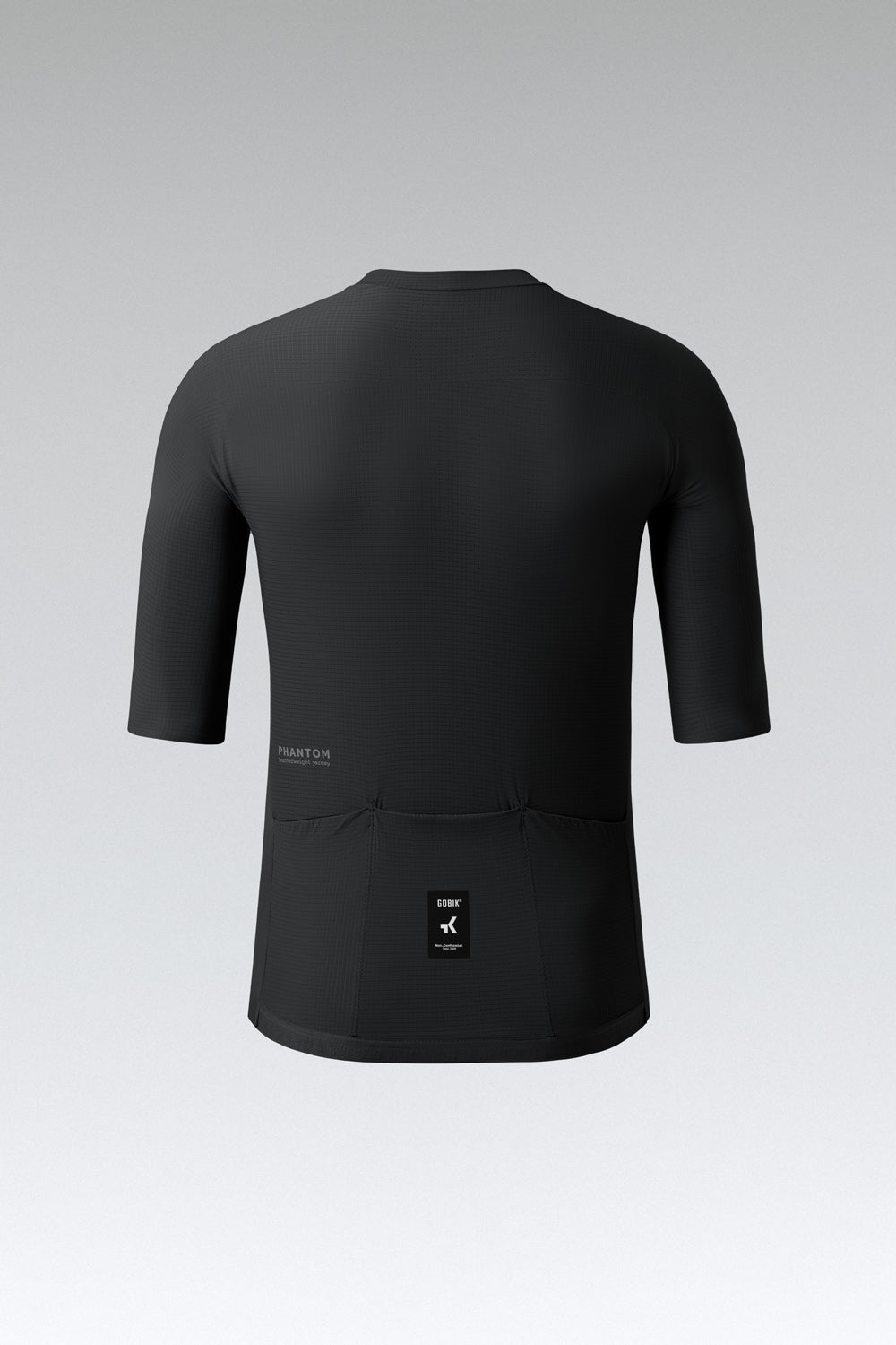 KURZARMTRIKOT PHANTOM UNISEX JET BLACK