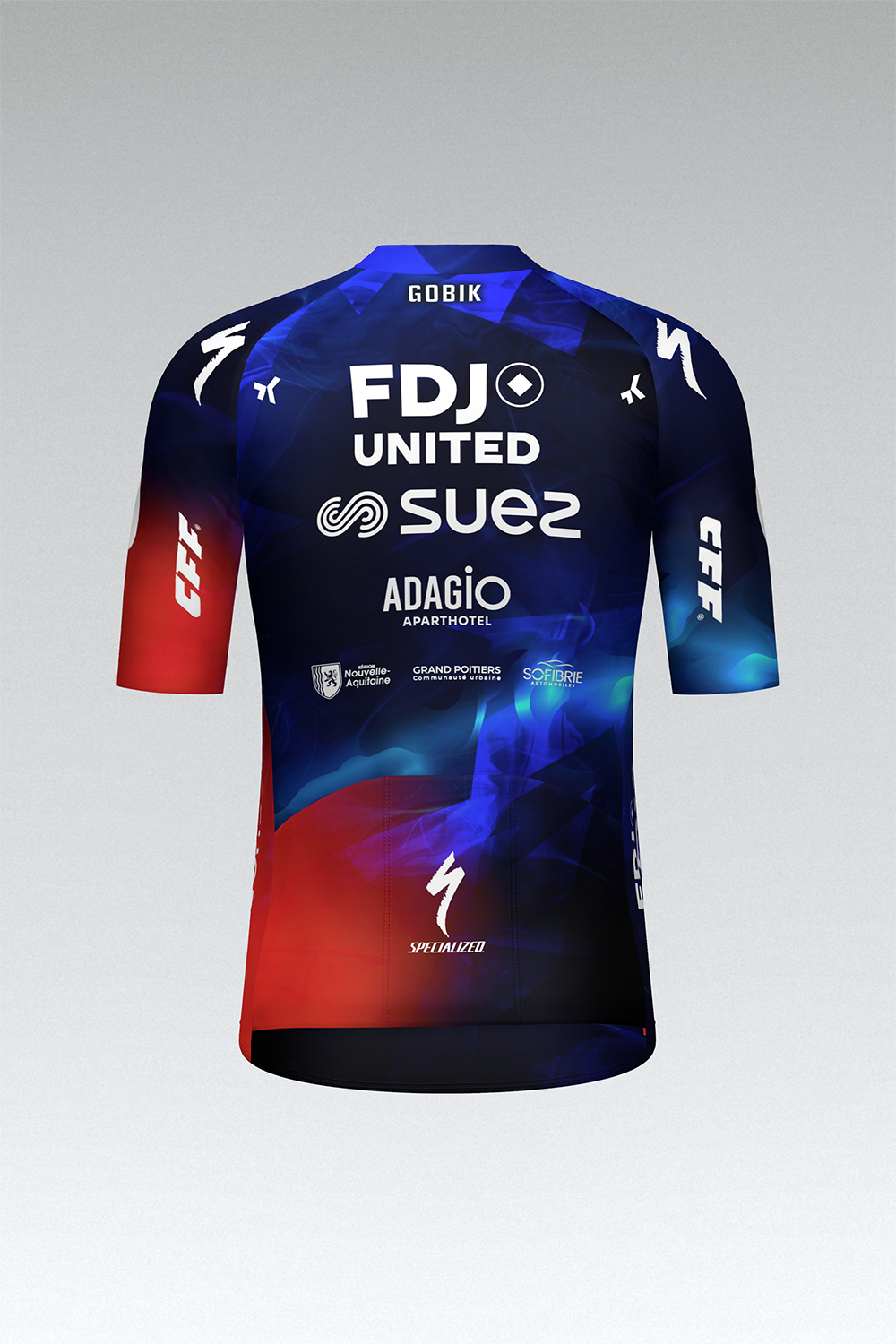 MAILLOT MANCHES COURTES ODYSSEY UNISEX FDJ SUEZ 2.0 25