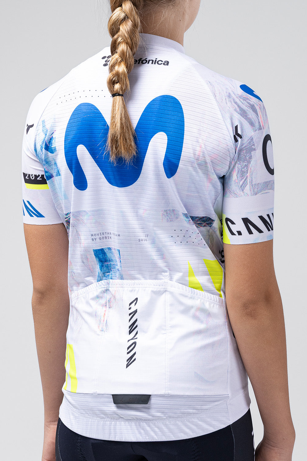 MAILLOT MANCHES COURTES ROCKET ENFANT MOVISTAR TEAM 26