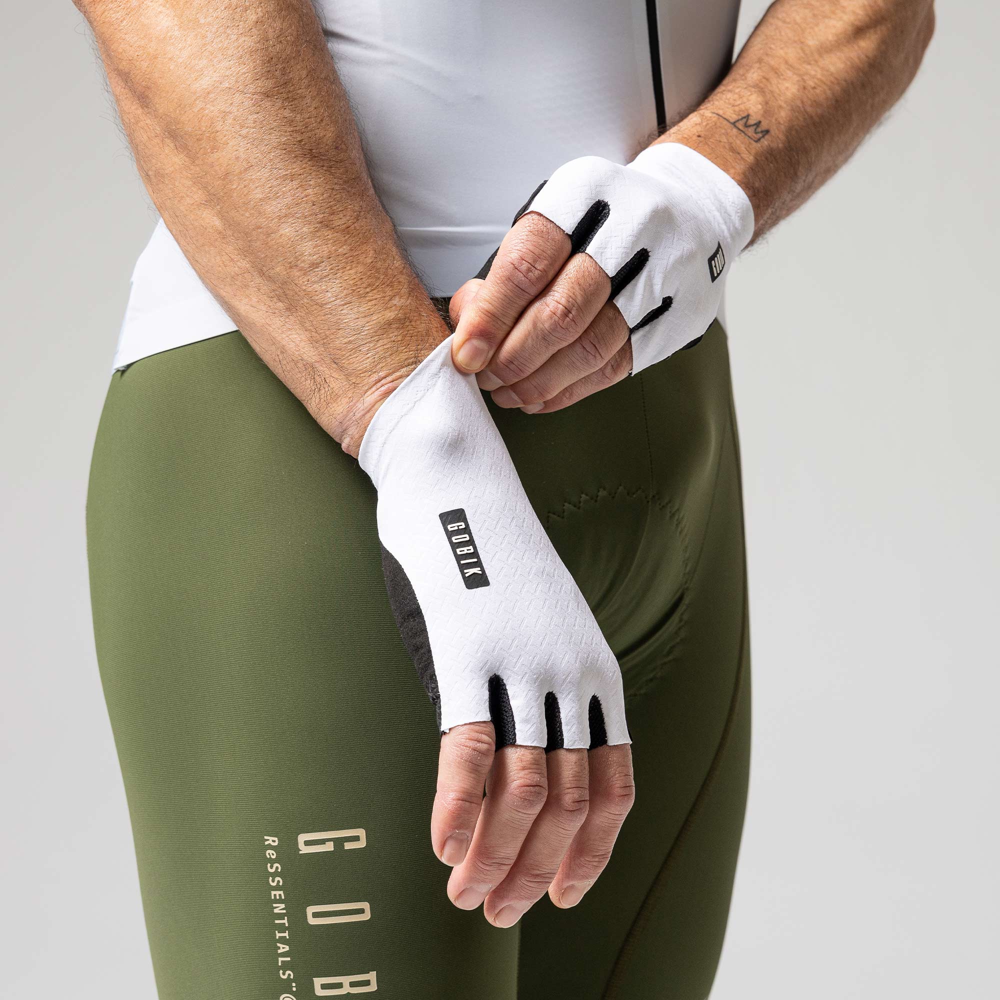 BLACK MAMBA WHITE - Handschuhe - Radsport