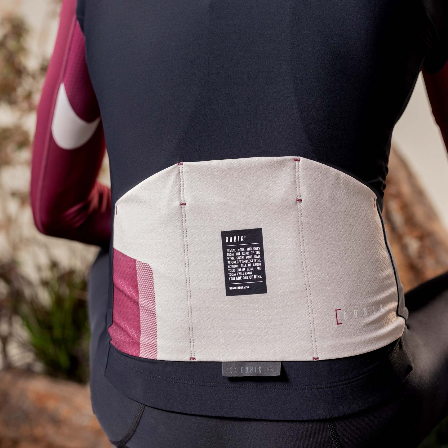 MAILLOT MANGA LARGA PACER BLEND HOMBRE CABERNET