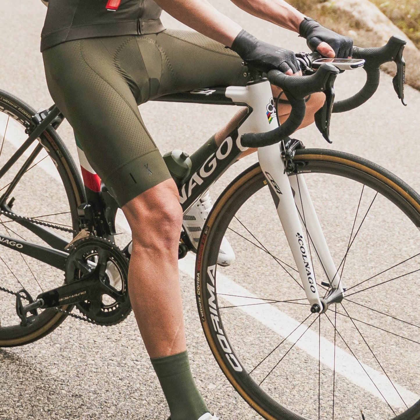 BIB SHORTS ABSOLUTE 4.0 MEN ARMY - K10