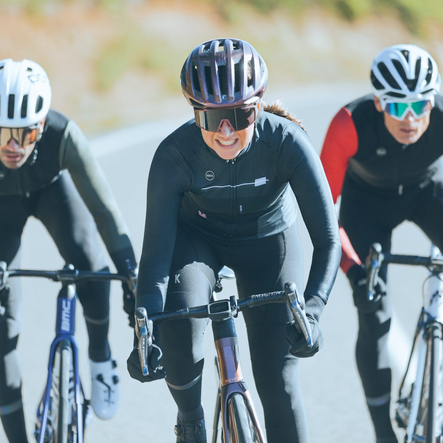 LONG SLEEVE JERSEY COBBLE WOMEN DARK COAL