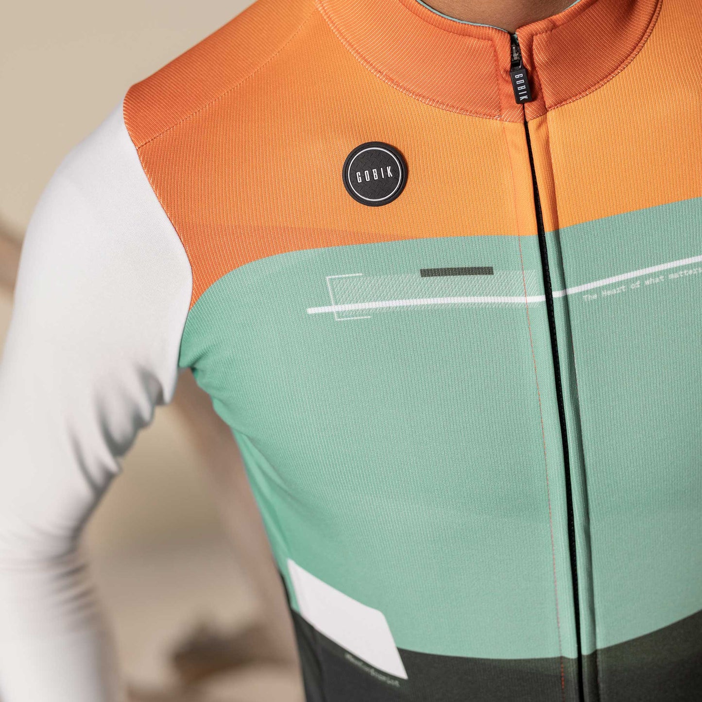 LONG SLEEVE JERSEY COBBLE MEN HUNTER