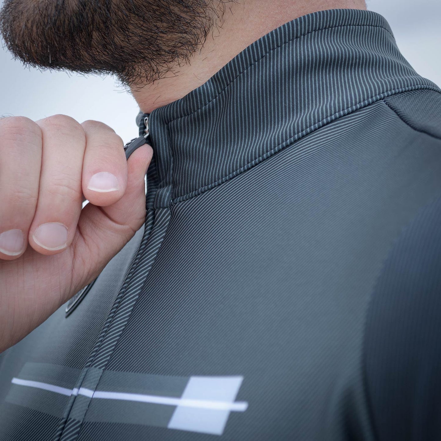 LONG SLEEVE JERSEY SUPERCOBBLE MEN DARK COAL