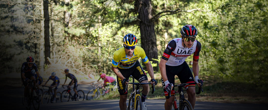 Tadej pogacar y Primoz roglic en Itzulia