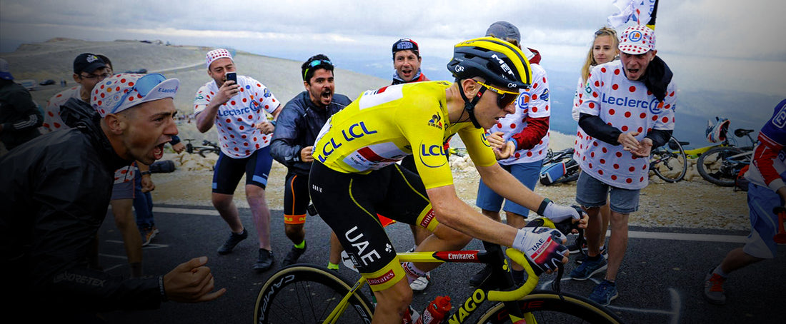 Tadej Pogačar en el Ventoux, a medio Tour del segundo