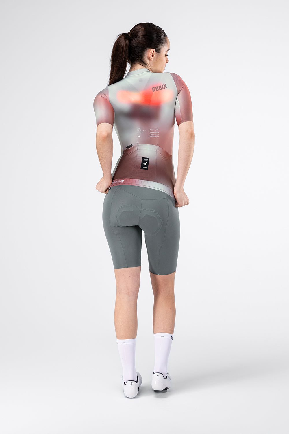 MAILLOT MANCHES COURTES ATTITUDE 2.0 FEMME FLANK 