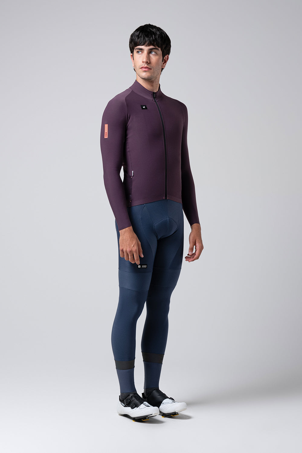 JERSEY LONG SLEEVE PACER SOLID 2.0 MEN NIGHTSHADE