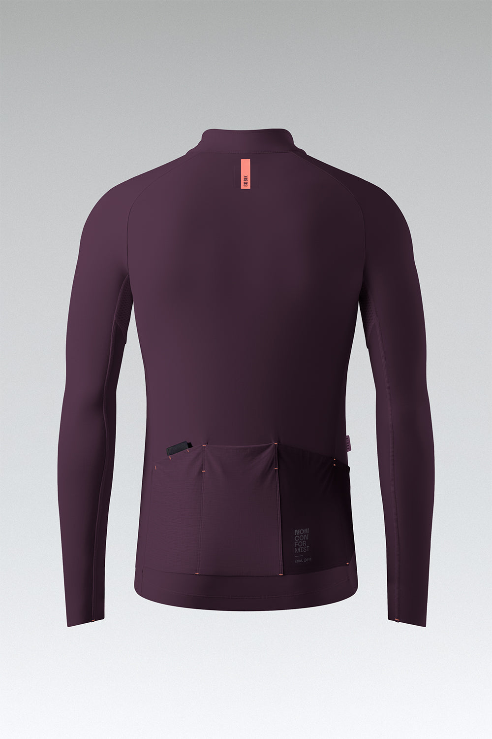 JERSEY LONG SLEEVE PACER SOLID 2.0 MEN NIGHTSHADE