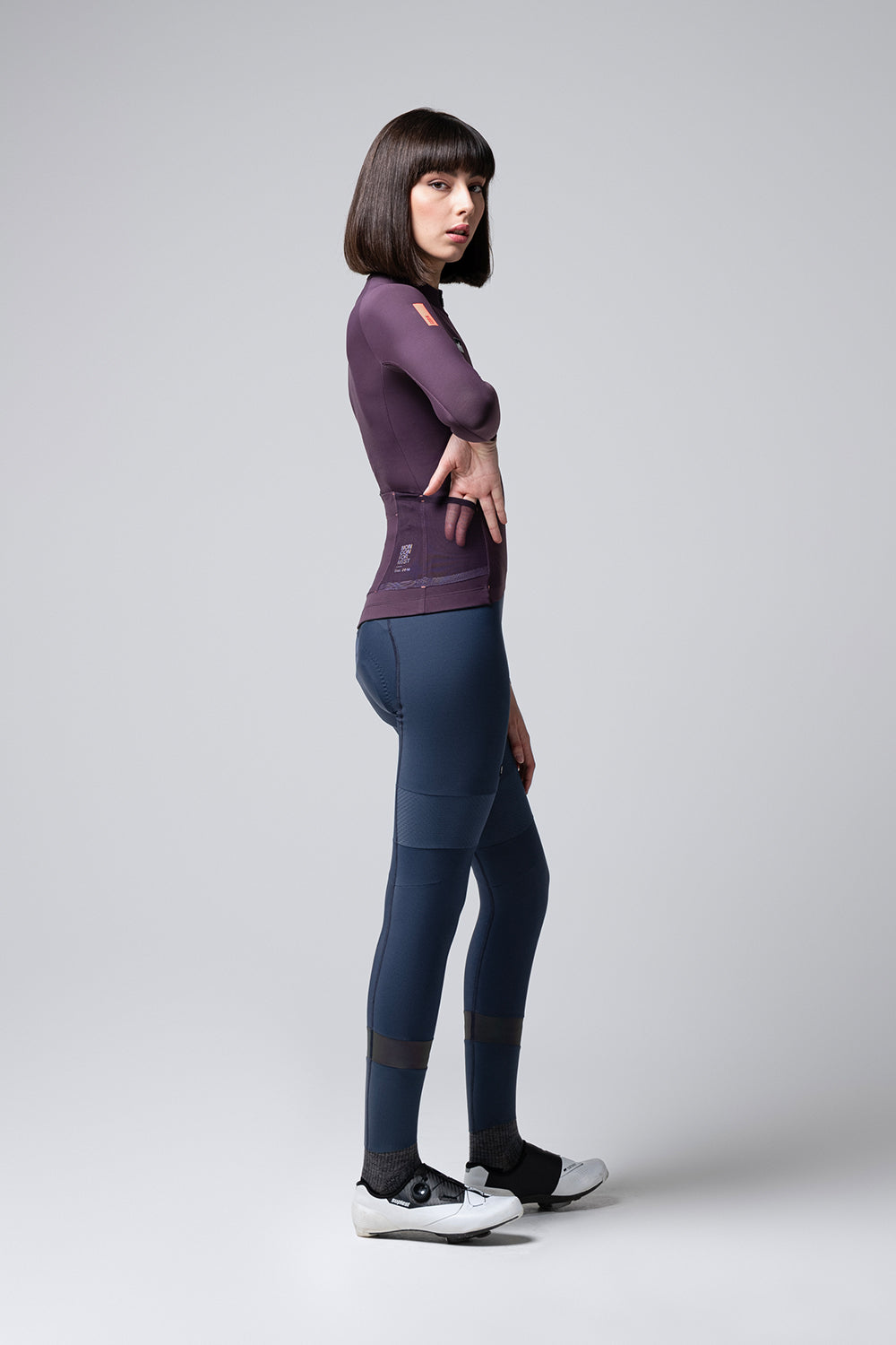 JERSEY LONG SLEEVE PACER SOLID 2.0 WOMEN NIGHTSHADE