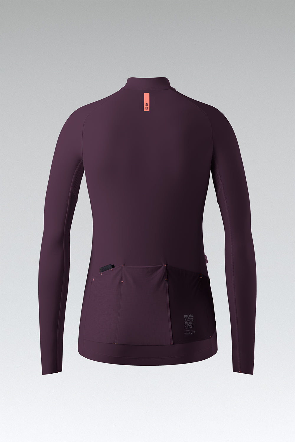 JERSEY LONG SLEEVE PACER SOLID 2.0 WOMEN NIGHTSHADE