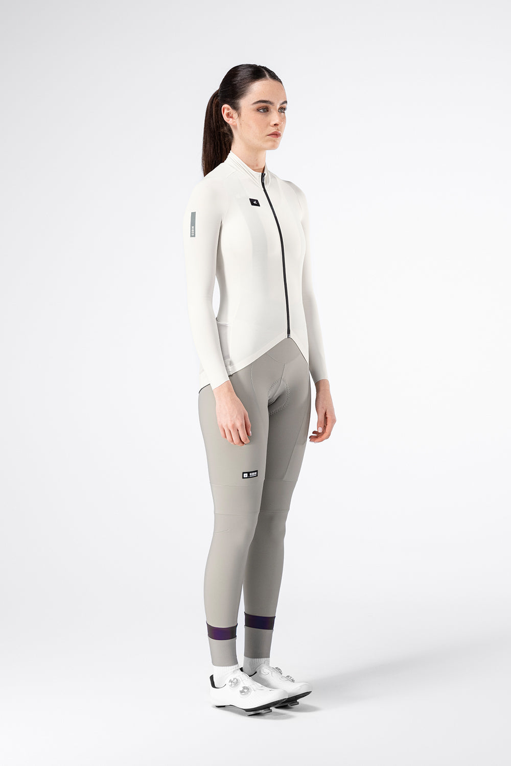 MAILLOT MANCHES LONGUES PACER SOLID 2.0 FEMME CREPE 