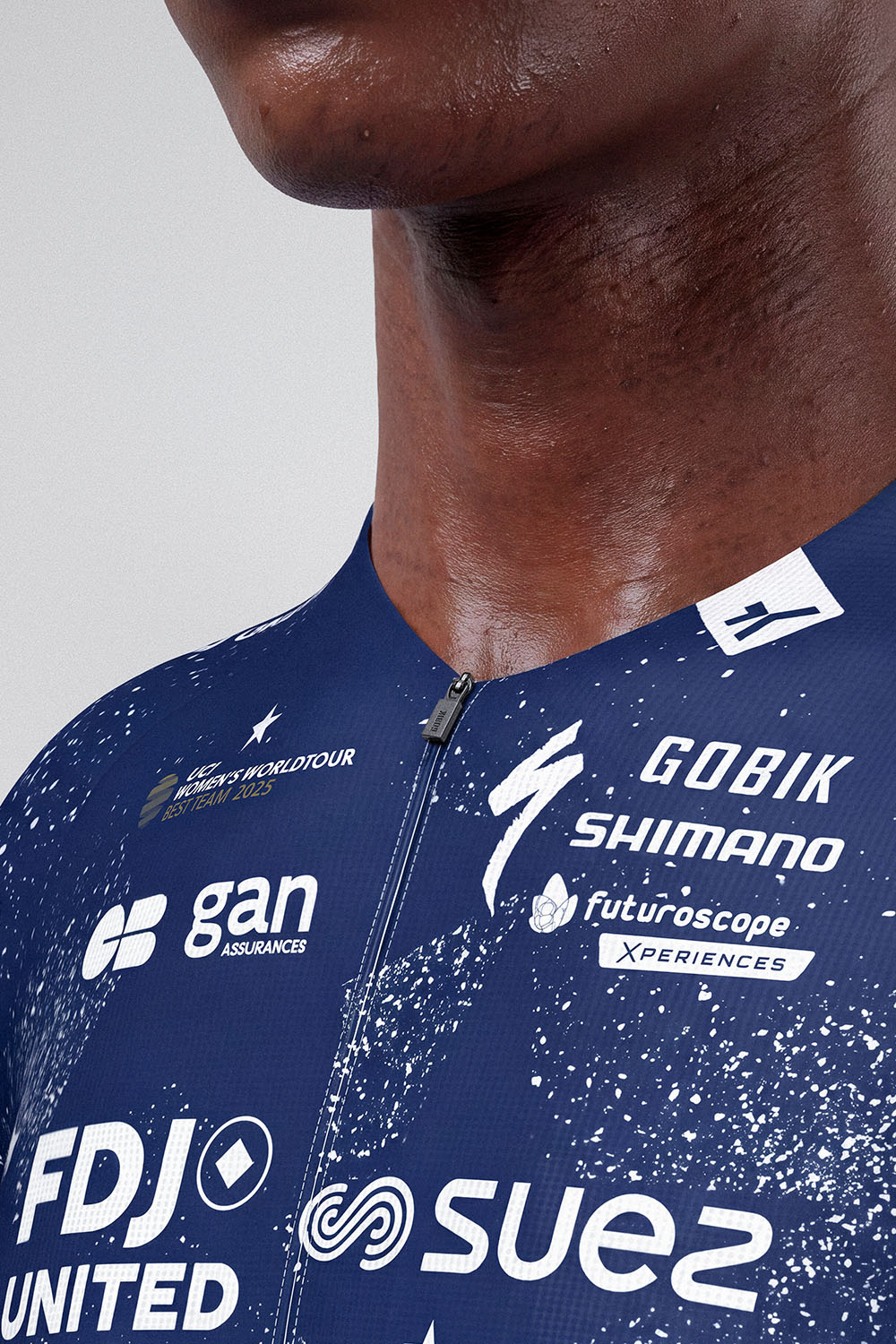MAGLIA MANICA CORTA CX PRO 4.0 UNISEX FDJ SUEZ 26 USA CHAMPION 