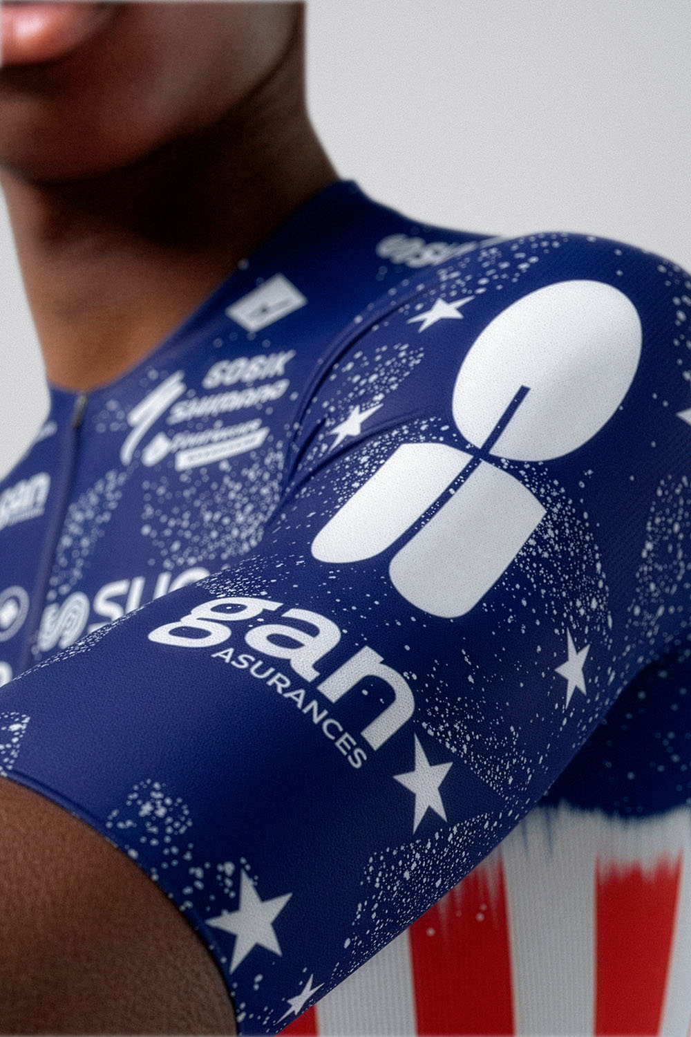 MAGLIA MANICA CORTA CX PRO 4.0 UNISEX FDJ SUEZ 26 USA CHAMPION 