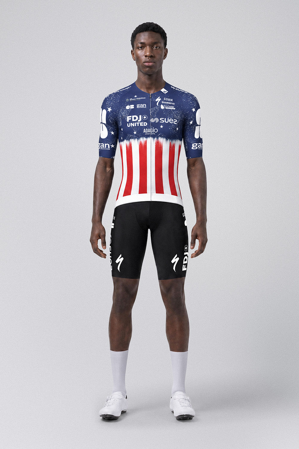 MAGLIA MANICA CORTA CX PRO 4.0 UNISEX FDJ SUEZ 26 USA CHAMPION 