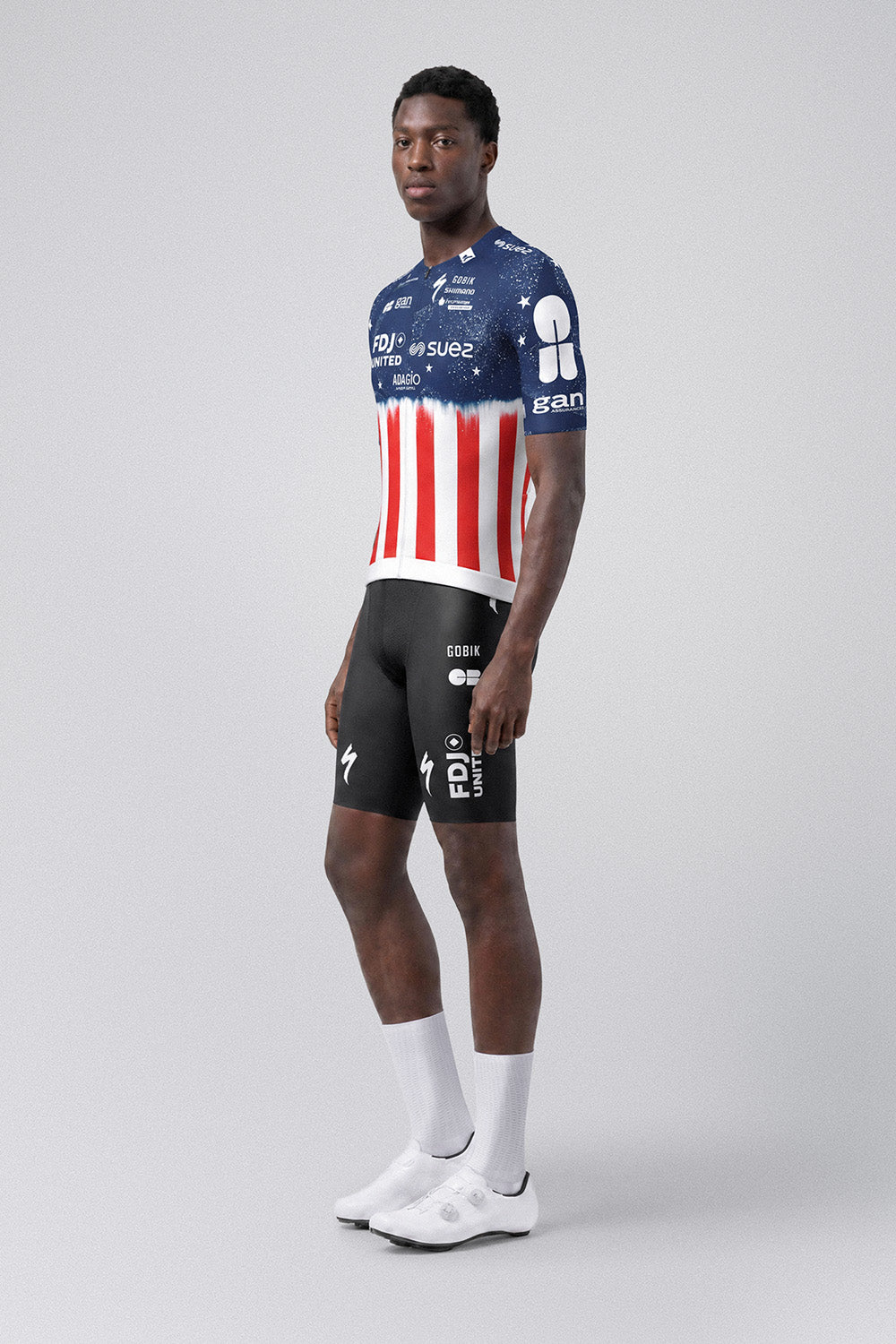 MAGLIA MANICA CORTA CX PRO 4.0 UNISEX FDJ SUEZ 26 USA CHAMPION 