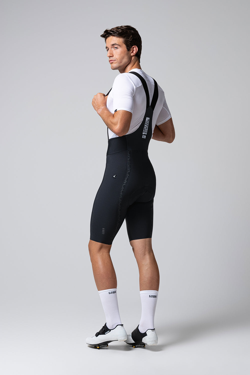 ARTIC STRIDE Black ยท Bib Shorts ยท Men โ Gobik