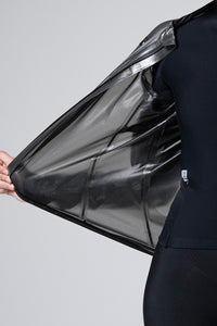 LIGHTWEIGHT WATERPROOF JACKET PLUVIA 2.0 UNISEX TRUE BLACK 