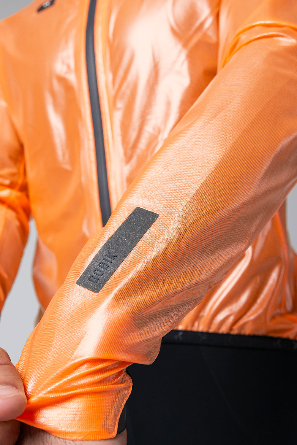 VESTE IMPERMÉABLE LÉGÈRE PLUVIA 2.0 UNISEX BLAZING ORANGE