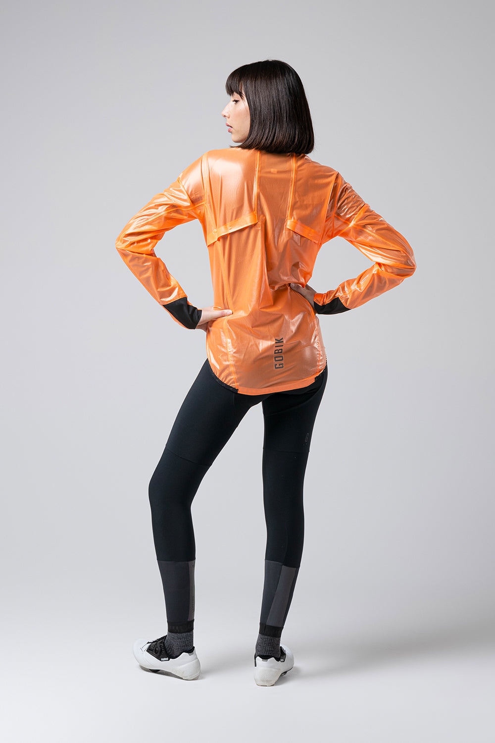 VESTE IMPERMÉABLE LÉGÈRE PLUVIA 2.0 UNISEX BLAZING ORANGE