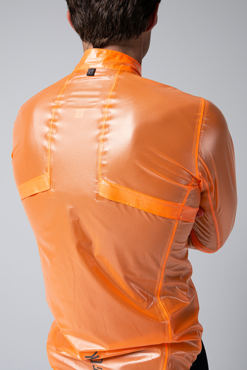 CHAQUETA LIGERA IMPERMEABLE PLUVIA 2.0 UNISEX BLAZING ORANGE