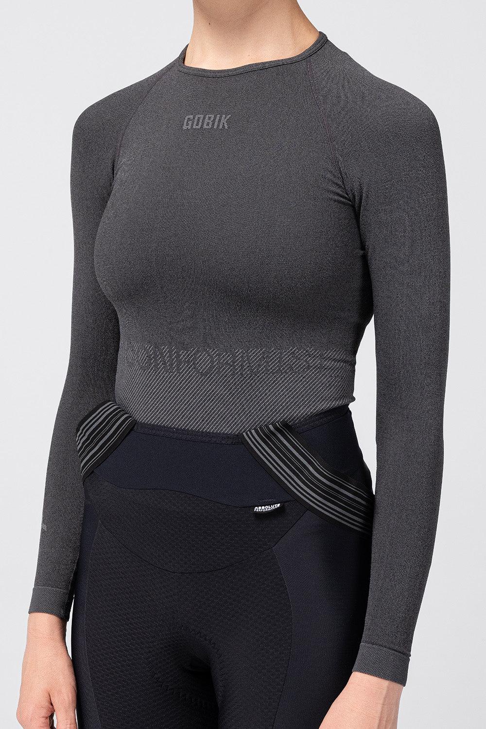 CAMISETA INTERIOR MANGA LARGA LIMBER SKIN MUJER BASALT