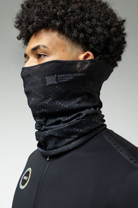 NECK WARMER TUBULAR UNISEX BLACK LEAD 