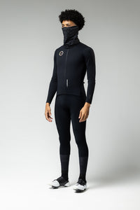 NECK WARMER TUBULAR UNISEX BLACK LEAD 