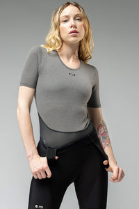 FUNKTIONSUNTERHEMDEN KURZARM CELL SKIN DAMEN GREYBLACK 