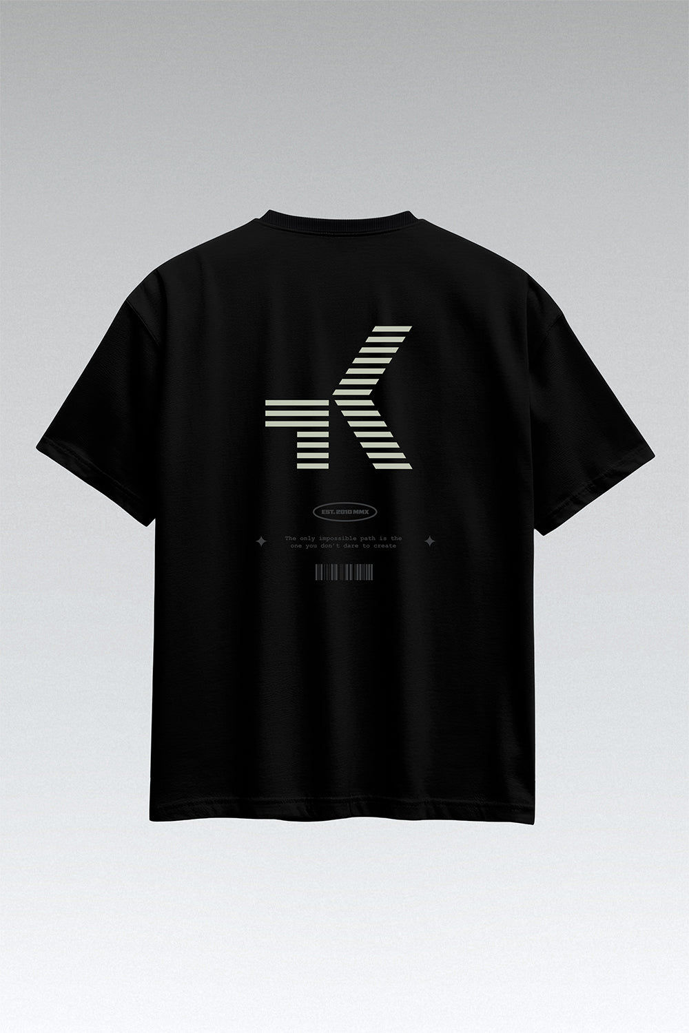 T-SHIRT OVER RIDE UNISEX BLACK 