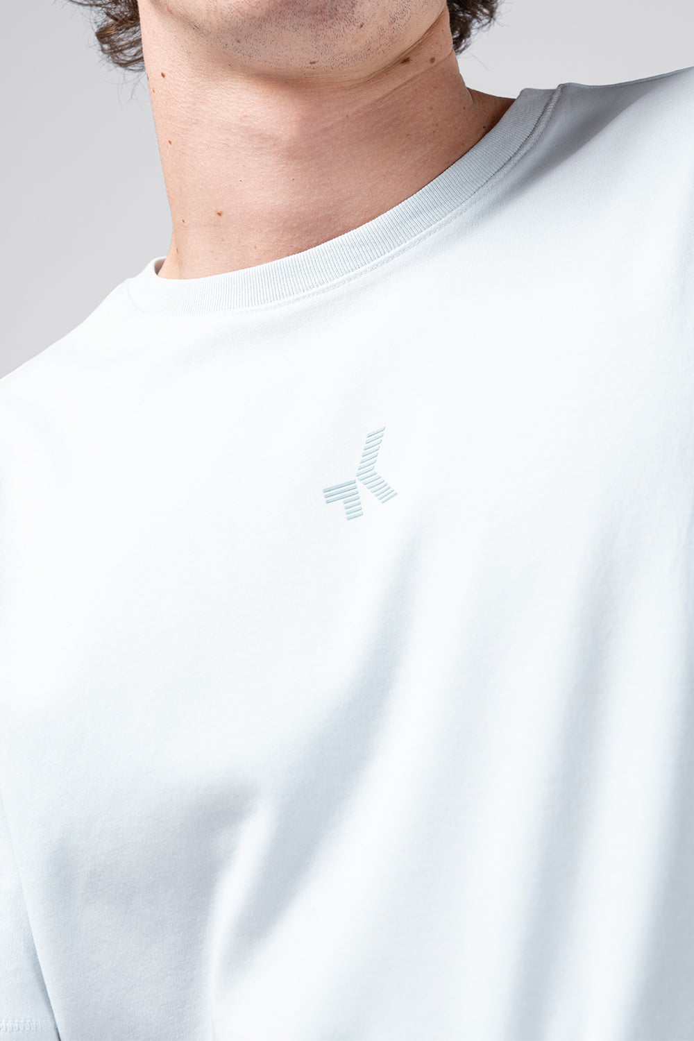 T-SHIRT OVER RIDE UNISEX PEARL BLUE 