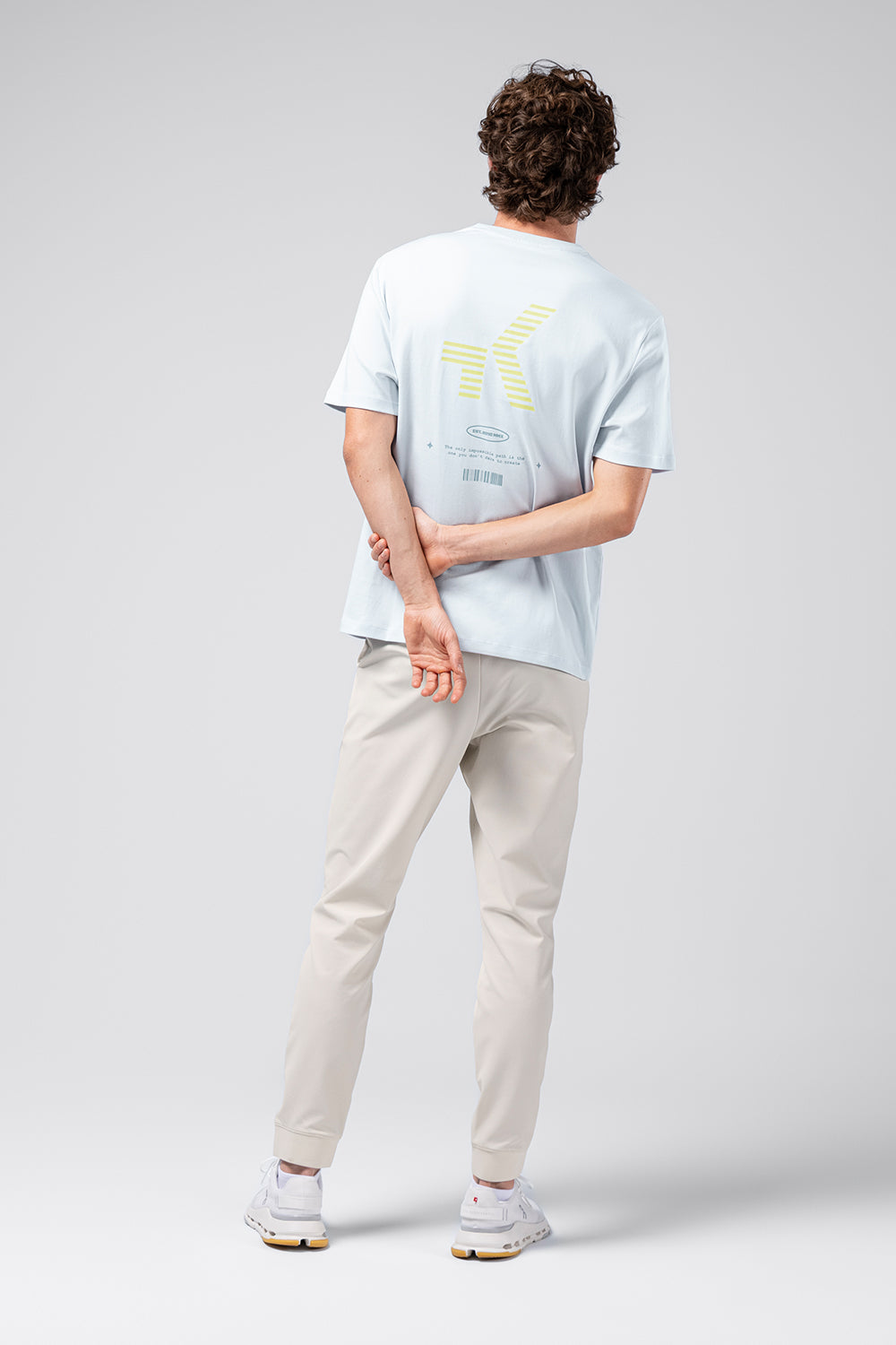 T-SHIRT OVER RIDE UNISEX PEARL BLUE 