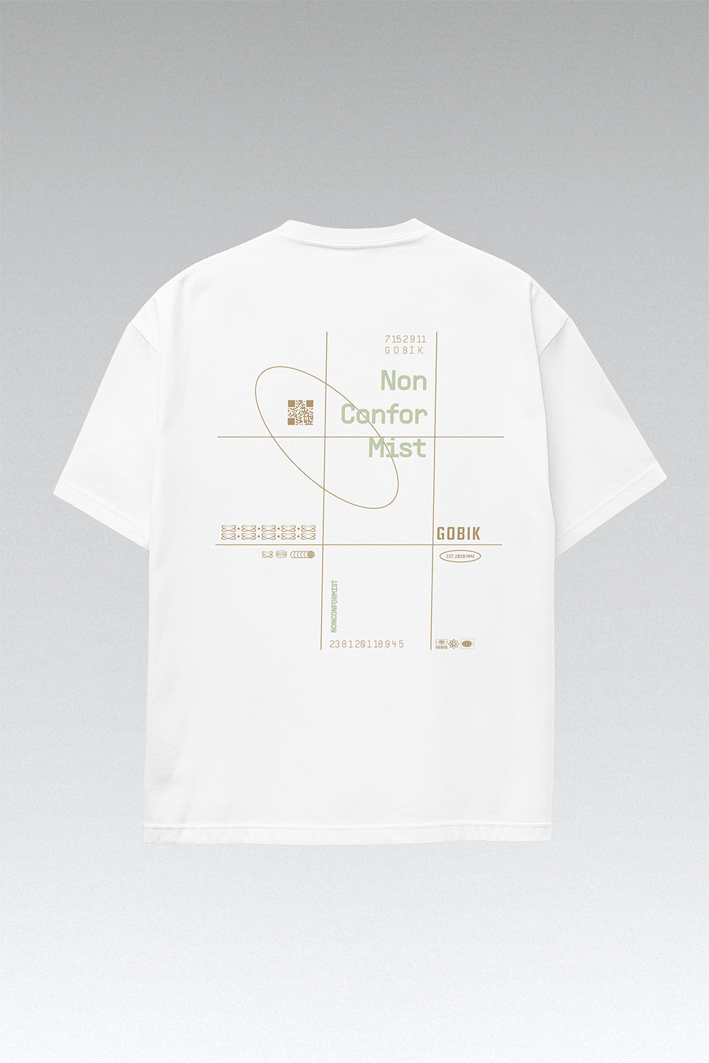 T-SHIRT OVER RIDE UNISEX WHITE 