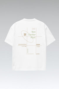 T-SHIRT OVER RIDE UNISEX WHITE 
