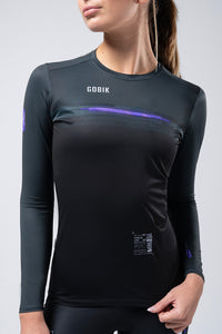 T-SHIRT TECNICA MANICHE LUNGHE FLASH DONNA CUSTOM 