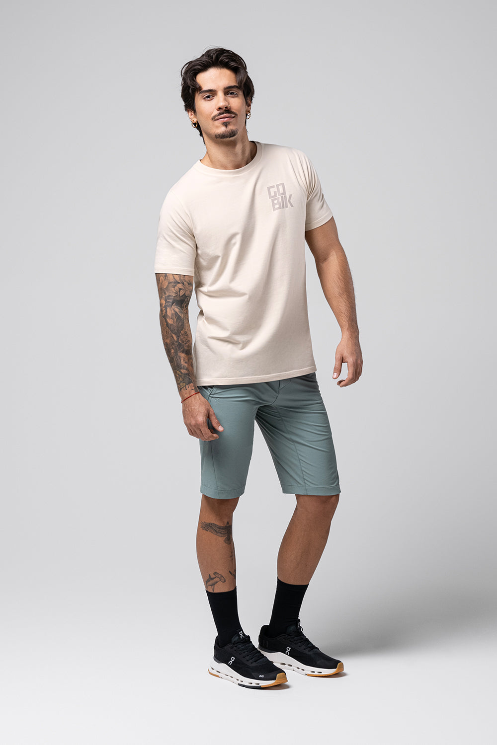 T-SHIRT MANICA CORTA COTONE REST UOMO ANGORA