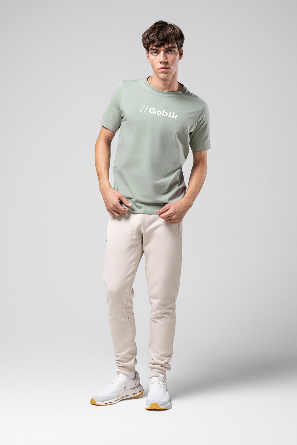 T-SHIRT SHORT SLEEVE COTTON REST MEN ICEBERG GREEN