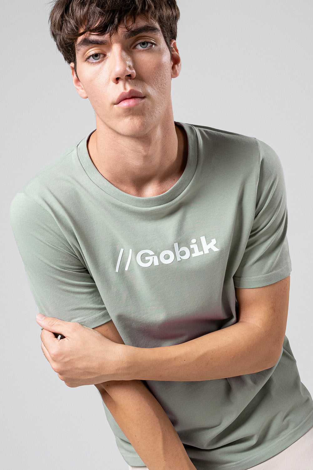 T-SHIRT SHORT SLEEVE COTTON REST MEN ICEBERG GREEN