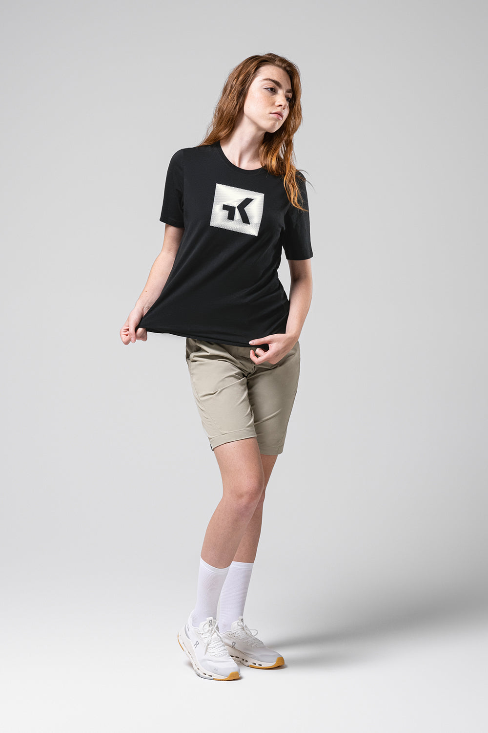 T-SHIRT SHORT SLEEVE OVERLINES 2.0 UNISEX JET BLACK