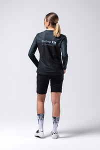 T-SHIRT TECNICA MANICHE LUNGHE TERRAIN DONNA CUSTOM 