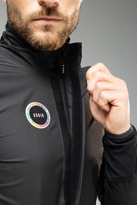 CHAQUETA IMPERMEABLE EXO UNISEX ROYAL BLACK