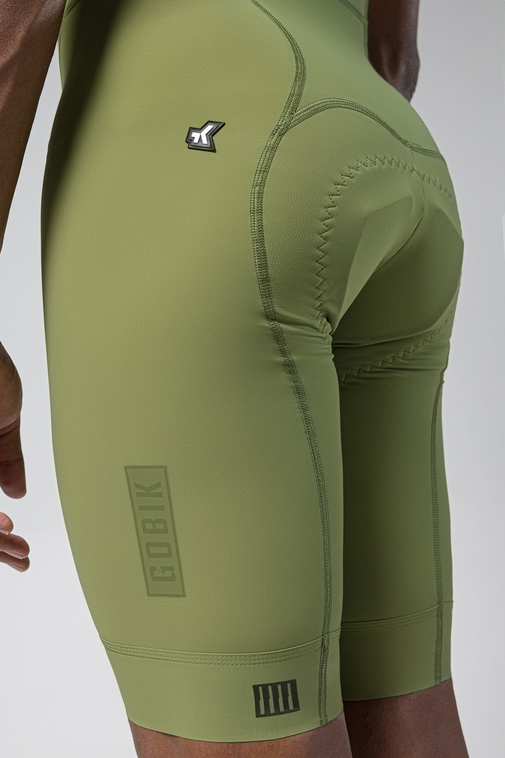 radhose kurz herren mountainbike MATT 2.0 Olive Green · Radhose Kurz · Herren – Gobik