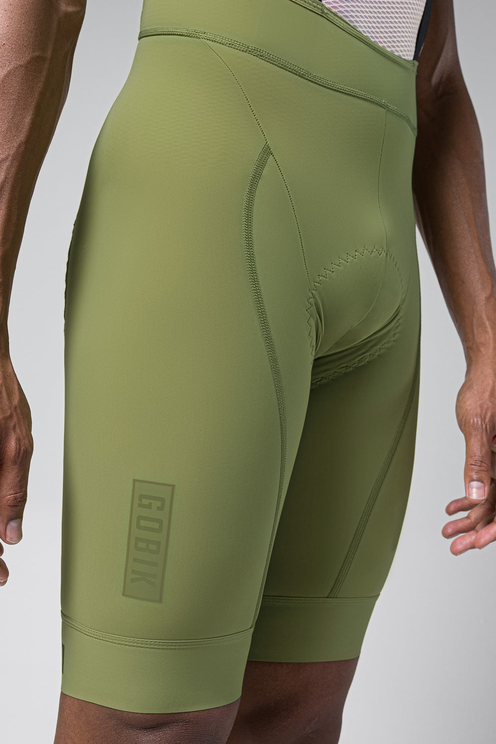 fahrradhose mountainbike herren kurz MATT 2.0 Olive Green · Radhose Kurz · Herren – Gobik