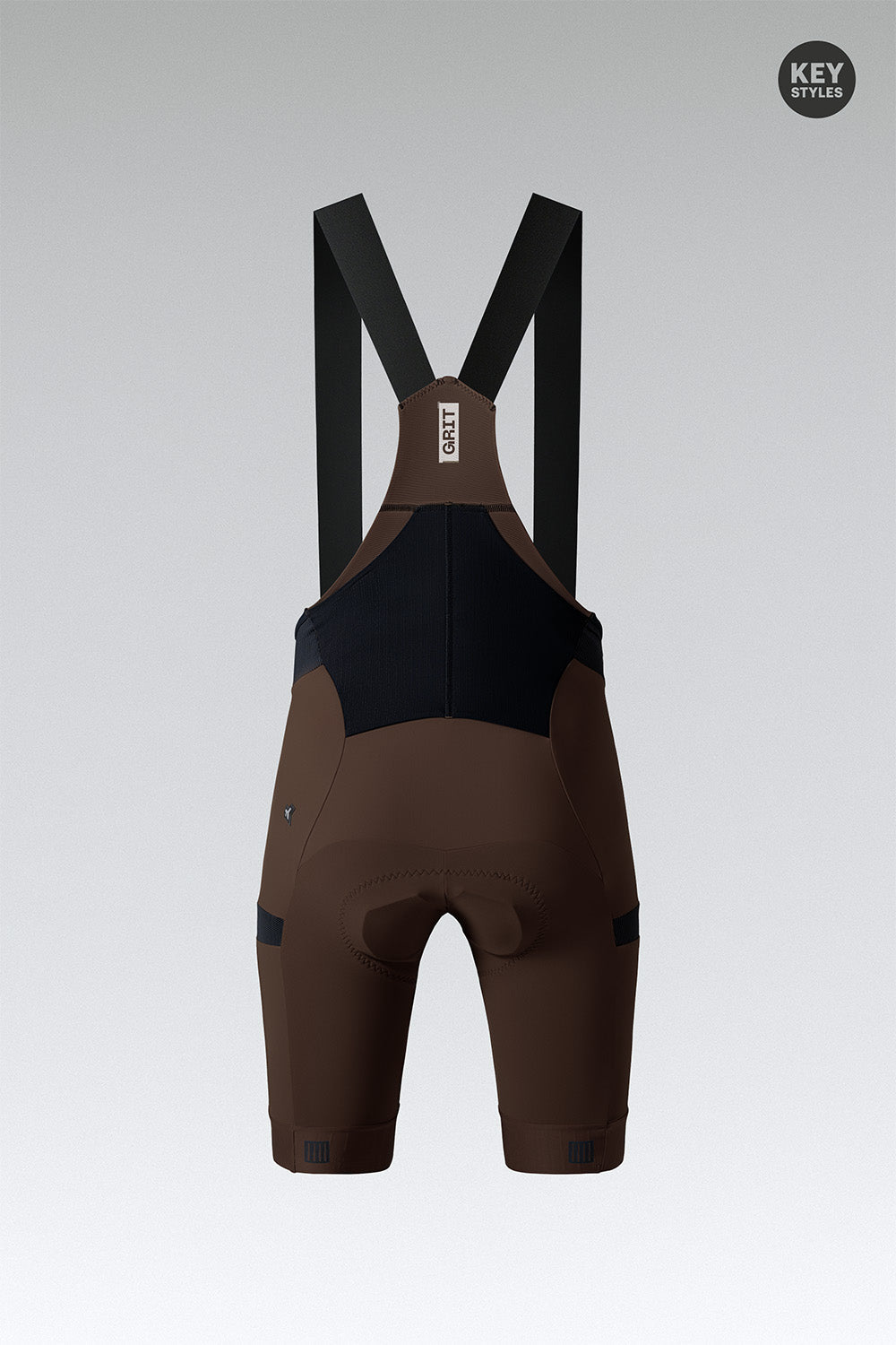 BIB SHORTS GRIT 2.0 MEN COCOA - K10