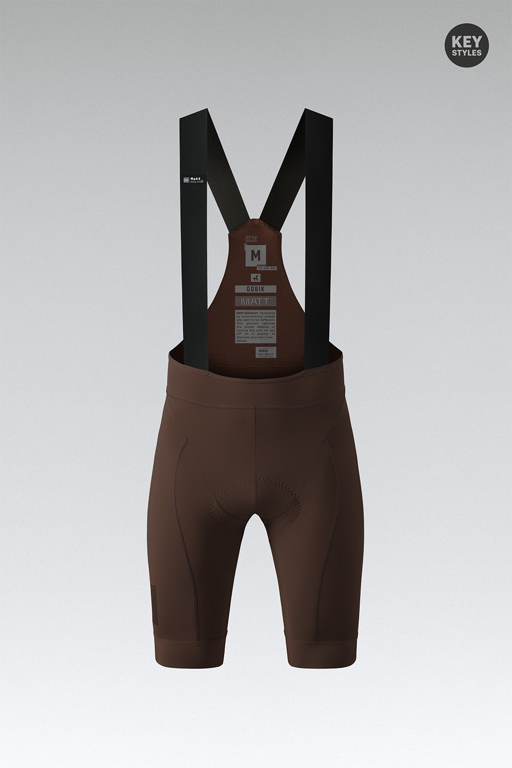 BIB SHORTS MATT 2.0 MEN COCOA - K10