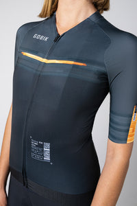 CUBE Maillot Manches Courtes Homme - CMPT Half Zip - vert CUBE Maillot Manches Courtes Homme - CMPT Half Zip - vert